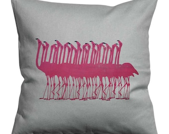 Flamingo Bird Cushion Cover