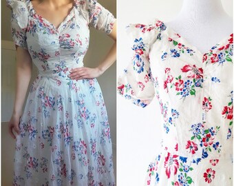 Vintage 1940's Bergdorf Goodman Gown | Vintage 1940's Dress |