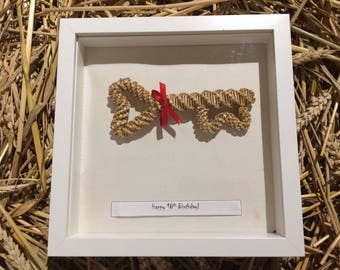 18th/21st birthday key corn dolly