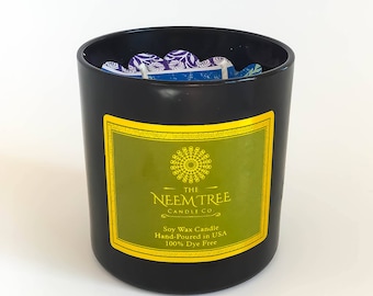 GINGER CHIFFON artisan / handmade 2 wick / double wicked 100% Soy Wax Candle | The Neem Tree Candle Co