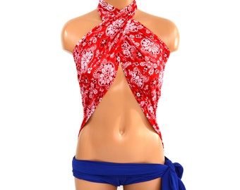 bandana bathing suit