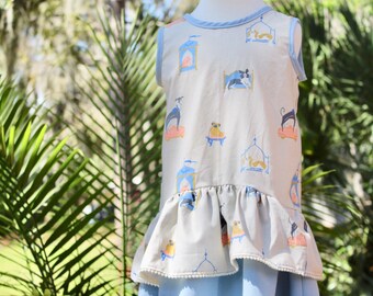 Royal Pups Flapper Dress
