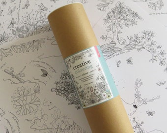 Four A3 Christian Adult Colouring Posters. Creative Colouring. Beautiful Christian Gift!