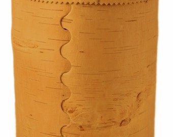 Family box from natural birch bark