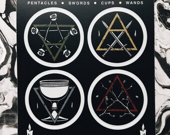 Minor Arcana - Sticker Sheet