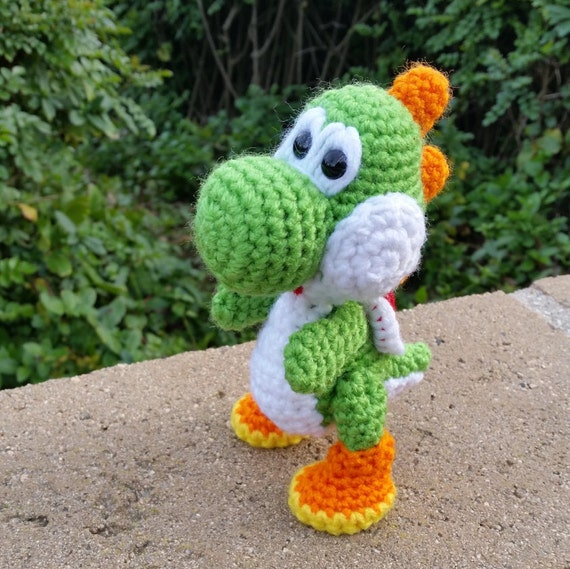 Yoshi Plushie Garn Yoshi häkeln gefüllte Yoshi Yoshis