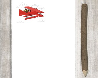 Set of 2 Note Pads - Notepads for Kids - Notepads - Airplane Note pads - Small Note Pads - Set of 2 Note Pads - Children Note Pad - Note Pad