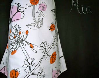 Sample SALE - Will fit Size M/L - Ready to MAIL - A-line SKIRT - Vintage Ikea - by Boutique Mia