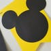 Mickey High chair Bannerone BannerMickey Birthday