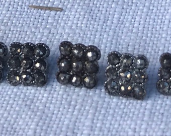 27 Vintage Marcasite Buttons c1020 c1930