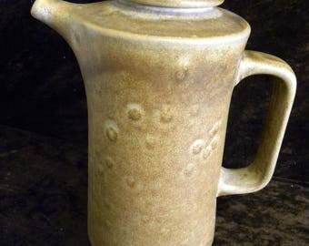 Coffee Pot Stoneware Temuka Pottery