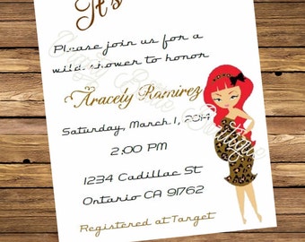 Pinup invitation | Etsy