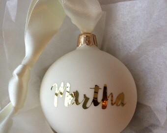 Personalised Christmas Bauble