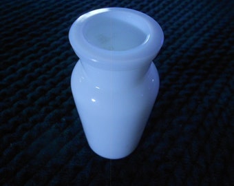 Vintage Milk Glass Bottle