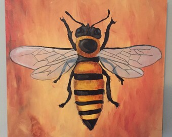 Bee Painting (Original) 001