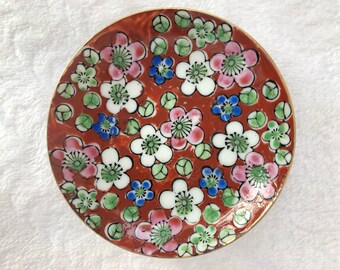 Vintage Austrian Hand-Painted China Pin Dish