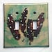 Switchplate / Cactus flower double light switch cover