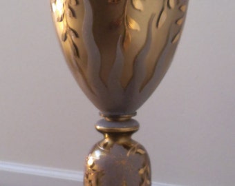 Gold Gilt Hollywood Regency Lamp, Mid Century Germany