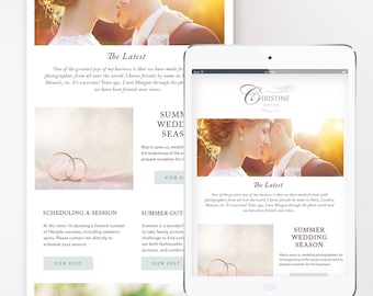 wedding photography email template email newsletter template