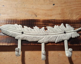 Rustic cast iron key holder