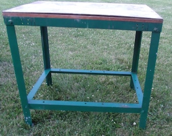 Nice sturdy steel work table/kitchen Island