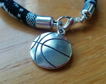 Bracciale cesto bangle cesto, polsino cesto, bracciale sport, polsino sport, cordone bracciale, bracciale palla, bracciale basket, bracciale di basket