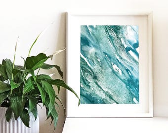 River - Watercolour Art Print