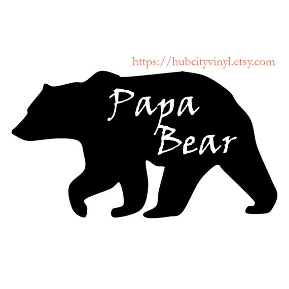 Download Papa Bear Vinyl Decal