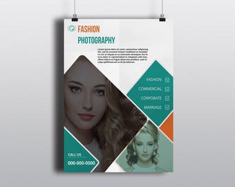 Printable Photography Flyer Template | Marketing Template for Photographer | Photoshop & Elements Template | Instant Download