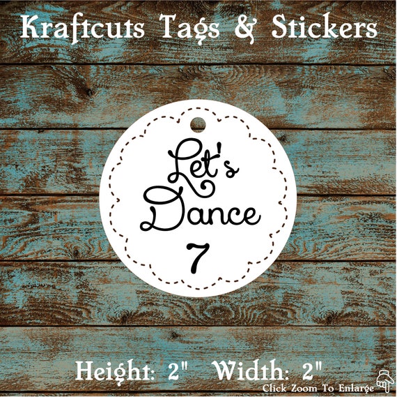 Wedding Flip Flop Tags - Flip Flop Size Tags #691 - Wedding Reception or Dance Party Qty: 30 Tags
