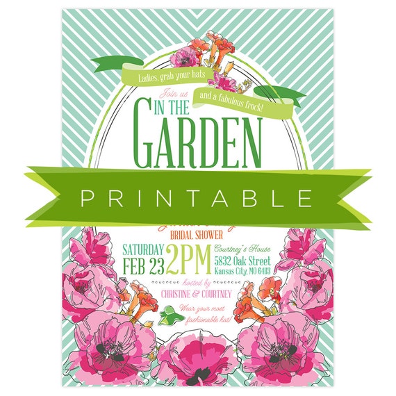 Garden Party Invitations 7