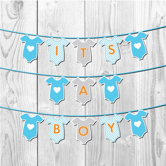 it s a boy baby shower banner onesies bannerprintable baby banners
