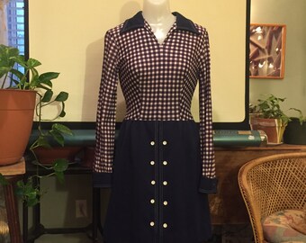 1970's Long Sleeved Dress