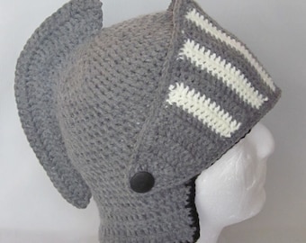 Custom order. Crochet Viking/Trojan/Earflap Hat/ Halloween/Renaissance/Spartan/Titan/Snowboard/Ski Beanie Helmet Hat
