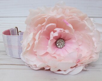 Oversize Dog Photography Flower Add-on Spring Flower Pink and Wedding Flower for Dog Collar