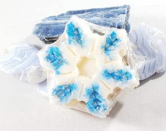 Handcrafted Luxury Snowflake Soap