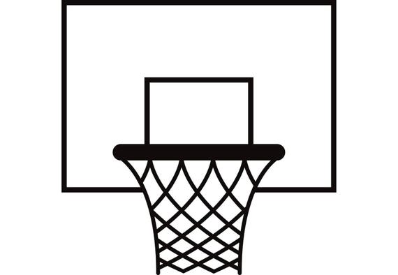 Download Basketball Hoop #1 Backboard Goal Rim Basket Net Sports Game Icon Logo .SVG .EPS .PNG Instant ...