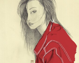 Portrairt ala Hyperstrokes in Colored
