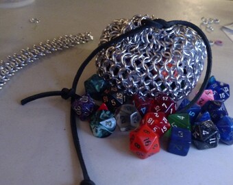 Chainmail Dice Bag