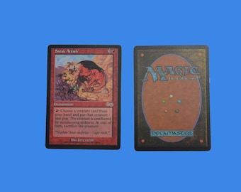 Sneak Attack from Urza's Saga PROXY MTG Magic the Gathering excellent quality card. Amazing for casual play!