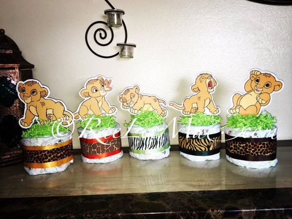 Baby Simba Lion King Diaper Cake Minis Simba Lion King Baby