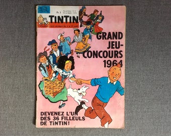 Tintin hebdomadaire 1964 numéro 810 collector Tintin weekly magazine