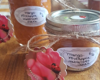 Mango-Pineapple Habanero Sauce - 8 oz