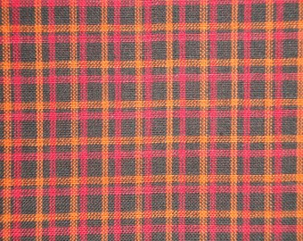 Homespun Material | Plaid Material | Cotton Material | Home Decor Material | Rag Quilt Material | Craft Material | Doll Making Material