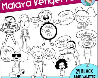 Word Bubble Stamps Set 1