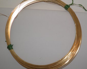 21 gauge 14K Gold Filled Square Wire, 5 feet