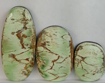 Australian Variscite with vinyl back