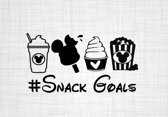 Download Disney Snack Goals; Disney inspired SVG; Cricut Cut File ...