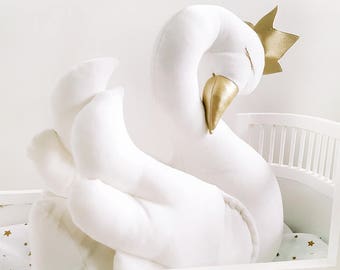 Soft toys, Velvet Swan, baby stuff, stuffed animals, baby toy, girls toys, soft toys for babies, animal toys, stuffed swan, soft animals