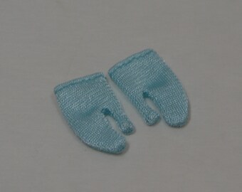 Short Aqua Gloves, for Barbie and other 11.5 " Dolls